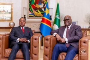 Le Président Félix Tshisekedi en visite de travail à Brazzaville auprès de son homologue Sassou Nguesso ‎